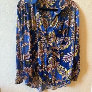 Free People Under the Palms button down blouse